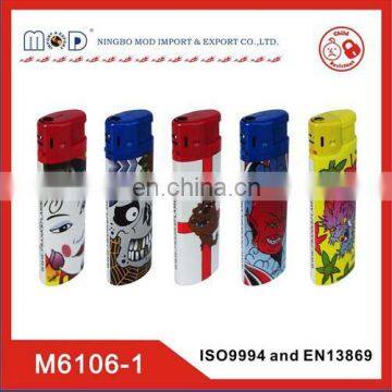 M6101-1 lable pictures lighter promotion lighter with your LOGO cheapest promotion lighter