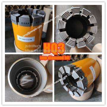HQ HQ3 Impregnated Diamond Core Drill Bits, Exploration Drilling Bit, Rock Coring, Geotechnical Drilling Bits photo-2