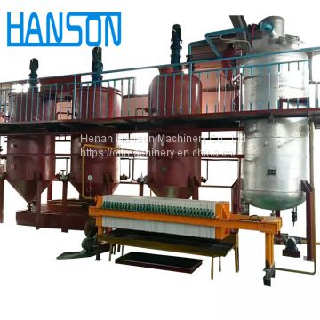 3TPD sunflower oil refinery machine production line