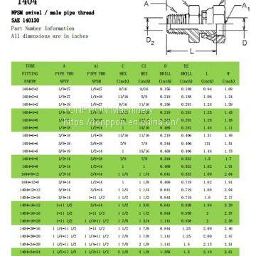 Male Pipe Adapter 1404