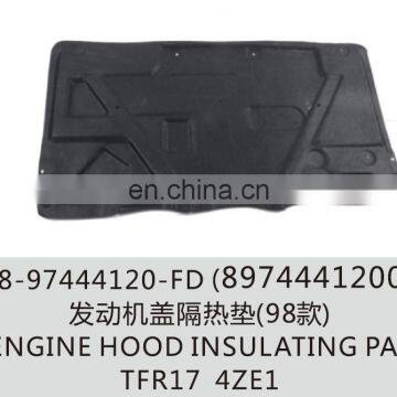 8-97444120-FD(8974441200) TFR17 4ZE1 Engine hood insulating pad