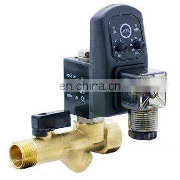 High quality 1/2 '' 2-way Drain Valve with timer air compressor drain valve