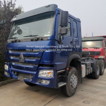 Sinotruk Howo 6x4 Tractor Head 371hp Horse LHD Prime Mover for Trailers in Nigeria, Ghana, Guinea