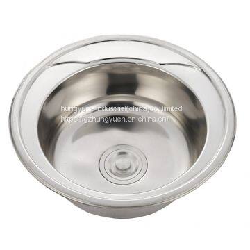 Hot Sale Round Stainless Steel Basin For Kitchen HY-4949