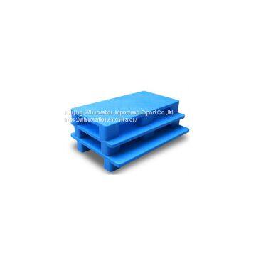 Flat Six Skids Warehouse Plastic Pallet photo-2