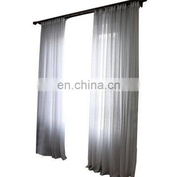 Modern Bedroom Linen Curtain Window Yarn Voile photo-5