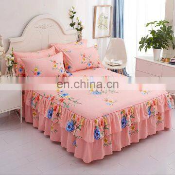 New Design Bed Sheets Bed Textile Bedding Coverlet Flat Sheet Flower Bed Cover Soft Warm Bedsheets