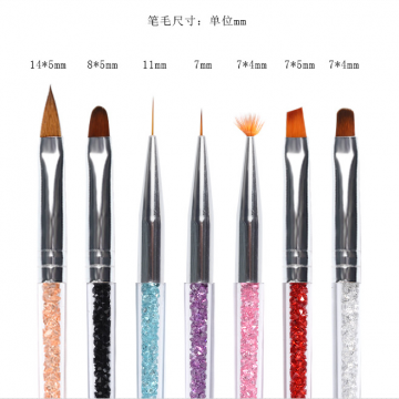 Acrylic Nail Brush Nail Gel Polish Brush Acrylic Handle