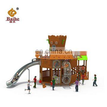 Customized Design Children's Outdoor Playground Equipment Kids Stainless Steel Slide for Kindergarten Games