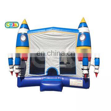 space rocket inflatable bouncer jumping bouncy castle bounce house