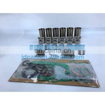 ND6 Engine Rebuilding Kit With Bearings Cylinder Gasket Set Piston Ring Liner For Nissan