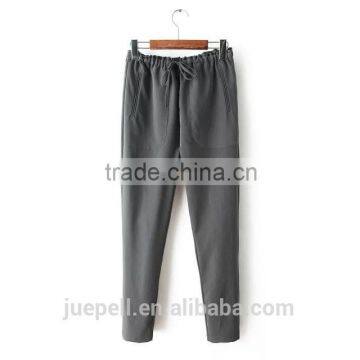 OEM Women Clothing 2015 New Arrival Grey Ladies Harem Pants
