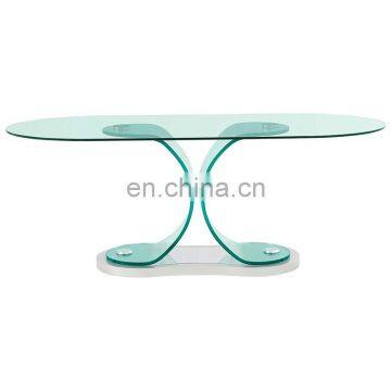 Glass manufacturer high quality custom round toughened glass tempered dining table