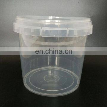 Food grade bucket for olive 5L clear plastic bucket