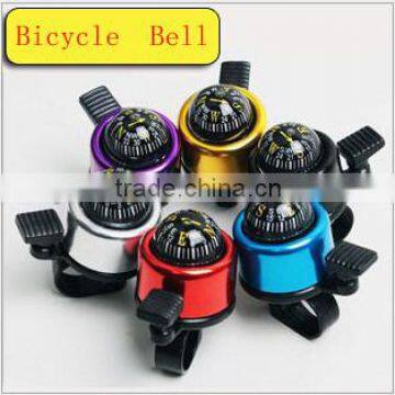 Mini Bicycle Handlebar Bell Ring with Compass Bicycle Handlebar Bell