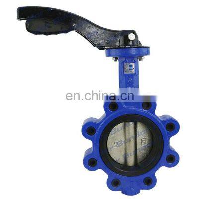 Bundor Lug One Stem No-pin LT Handle Wafer Butterfly Valve