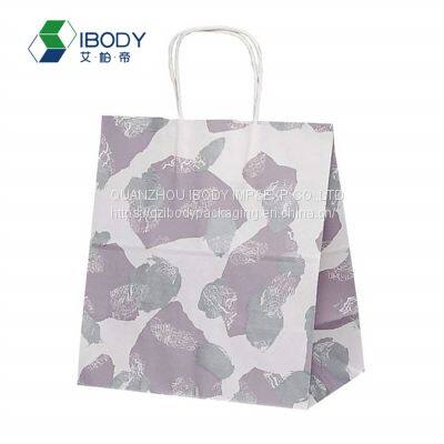 Custom Logo Recycled Cheap Takeaway Shopping Brown Kraft Paper Bag with Handle