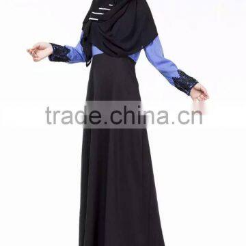 Elegant Lady's Arabic Clothing Muslim Dress