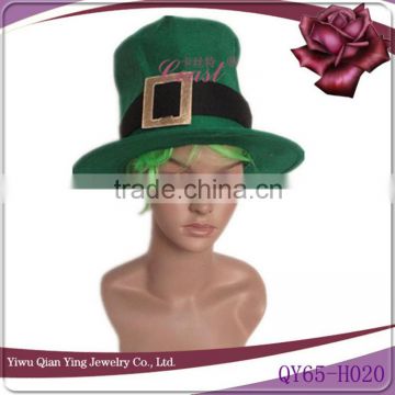 Cheap wholesale St patricks days green top hat for sale