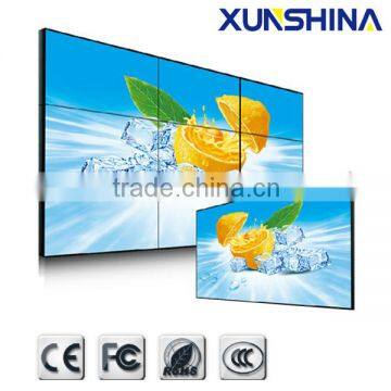 55 inch Super Slim LCD Video Wall, 3x3 LCD Video Wall (bezel 3.9mm, brightness 500nits)