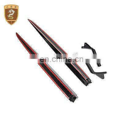 Fashionable Design Carbon Fiber Car Side Skirts Spliter For Mclaren Mp4 Mp4-12C