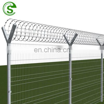 Galvanized welded wire mesh fencing sizes folding fence panel for Guinea