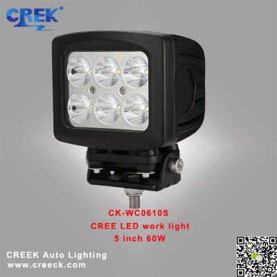 5 INCH 60W SQUARE LED WORK LIGHT