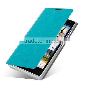 MOFi Flip Leather Cover Case for Huawei Ascend G740, Mobile Phone Case for Huawei G740 photo-4