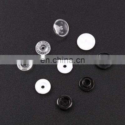 Eco-Friendly Transparent Round Color Custom Plastic Snap Button For Clothing photo-5