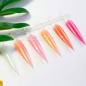 RONIKI Manufacturer Wholesale Sunlight Changing Gel Polish Nail Matte Gel Polish Nail Art Gel photo-4