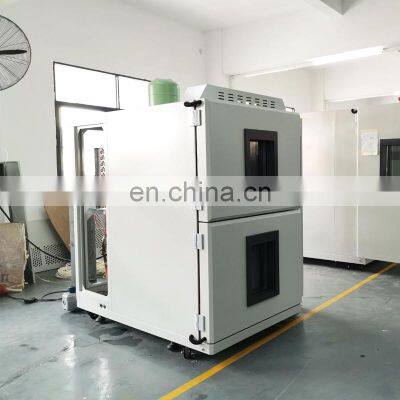 Automatic Battery Pack 2 Zone Type Air to Air Cold Hot Climatic Thermal Shock Test Chamber photo-3