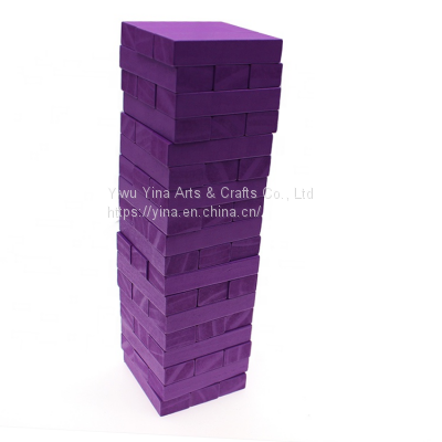 Wooden Block Stacking Giant Tumbling Tower Game