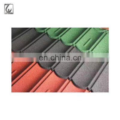 High Temperature Resistant Color Stone Coated Metal Roof Tile