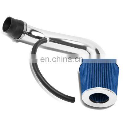 AUSO AIR INTAKE KIT W/BLUE CONE FILTER FOR 01-05 HONDA CIVIC EX