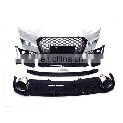 upgrade STAR shine style high guality car parts bumpers grills for Audi A4  body kits