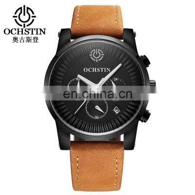 OCHSTIN GQ052C Men High Quality Quartz Movement Hand Watch Waterproof Alloy Analog New Fashion Wristwatches photo-4