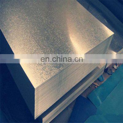 Factory directly supply z100 z275 hot dipped galvanized steel sheet