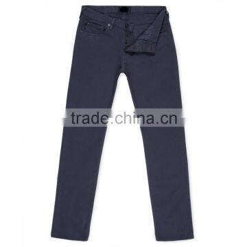 Men's Tapered-Fit Navy Jeans