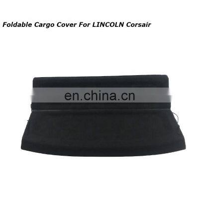 HFTM 2022 Hot Sale Car Interior Accessories Luggage Compartment Foldable Cargo Cover Suv Trunk Parcel Shelf for Lincoln Corsiar photo-4