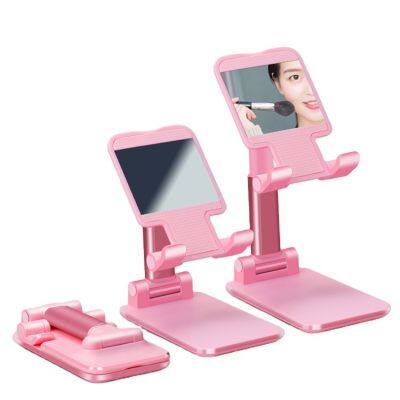 Folding Telescopic Desk Mobile Phone Holder Stand For Iphone Universal Adjustable Desktop Tablet Bracket For Smart Phone Ipad