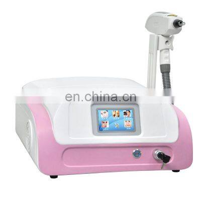 Pink color 1064nm 532nm 1320nm 3 Wavelength Tattoo Removal Beauty Machine