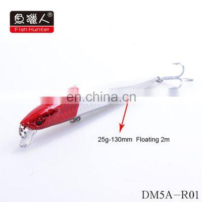 Fish Hunter DM5A 130MM Fishing Lure Hard Minnow Hard Bait Sea Bass Fishing Pesca Isca Artificial Bait photo-3