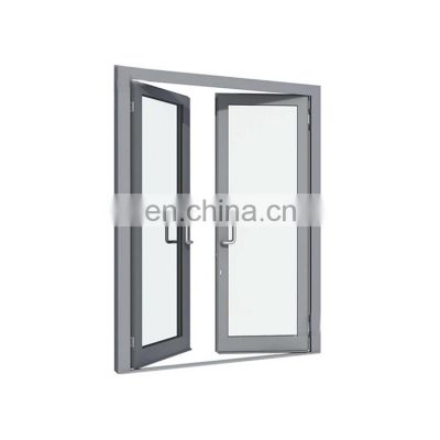 Aluminum alloy frame double glass flat door glass interior decorative lattice frame color can be customized