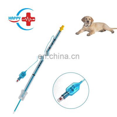 HC-R082 Veterinary Wholesale Disposable Artificial insemination catheter/Dog Airbag through uterine ai catheter