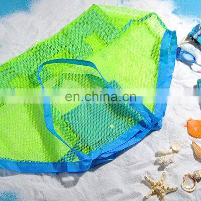 Cost Effective Premium Quality Sustainable Eco Friendly Reusable Custom Trendy Summer Cute Mesh Kids Beach Bag photo-5
