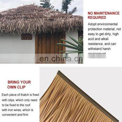 Fast Delivery Flat Flat Synthetic Thatch Artificial Thatch Roof For Roof