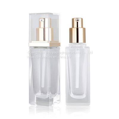 15ml Liquid Foundation Glass Bottle Split Bottling of High-end Cosmetics 100ml Lotion Bottle photo-4