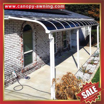 hot selling terrace patio canopy awning shelter with aluminum framework and polycarbonate sheet