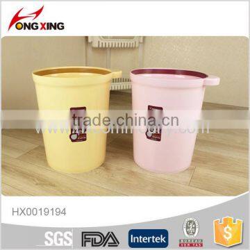 New product PP plastic round outdoor simple trash bin without lid