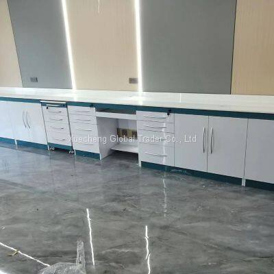 Medical Furniture Dental Bench Steel Made Hospital Stomatology Wall Bench photo-2